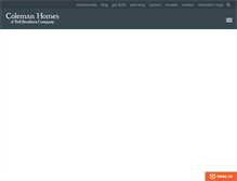 Tablet Screenshot of mycolemanhome.com